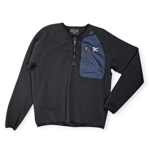 District Vision Rocco Neoprene Half Zip Top Mens Large Black